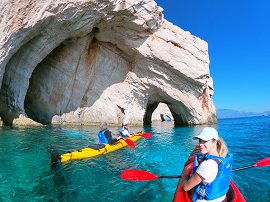 Seakayaking tour at Blue Caves - Zakynthos