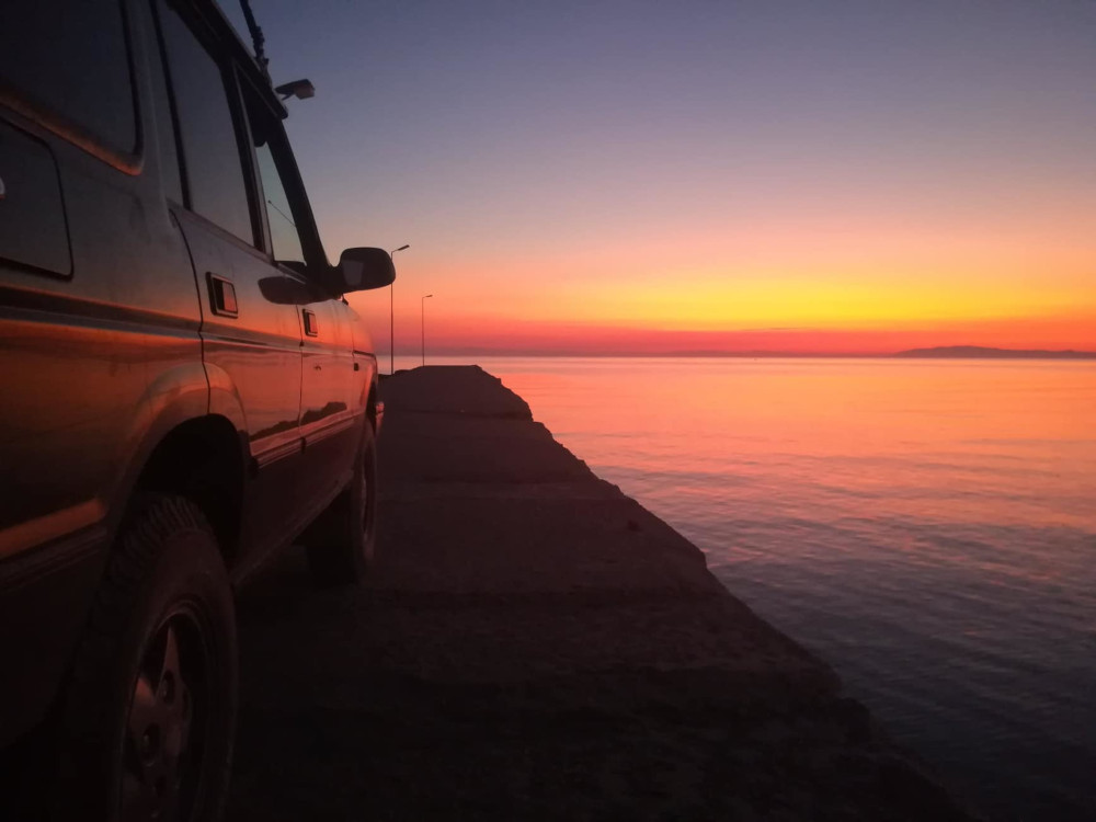 4x4 offroad jeep tour sunset in Zakynthos