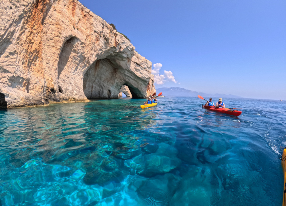 Zakynthos Blue Caves Sea Kayaking tour