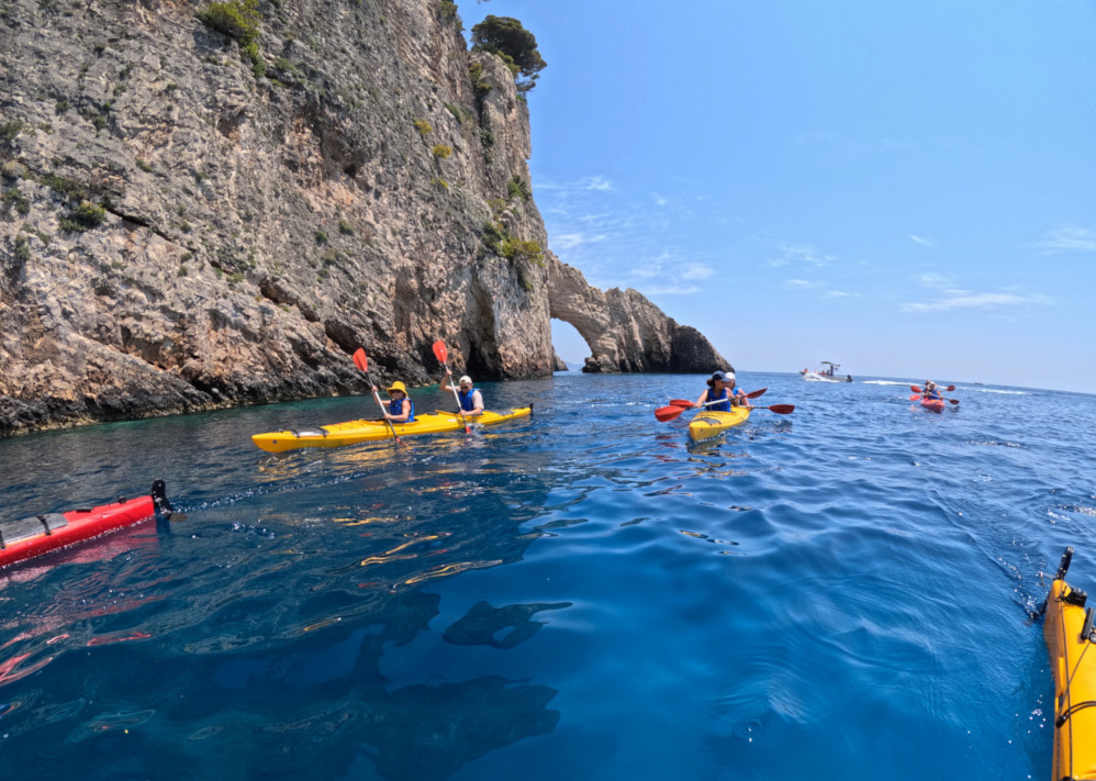 Seakayaking near Keri cliffs - zakynthos