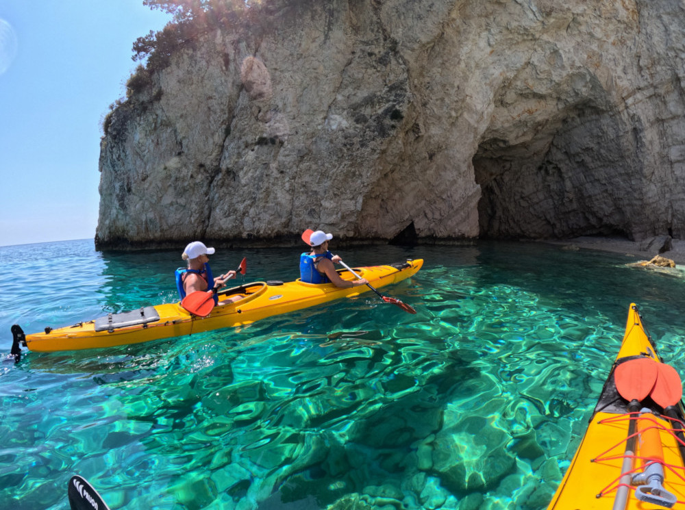 Zakynthos Keri Caves - guided Tour with sea kayak
