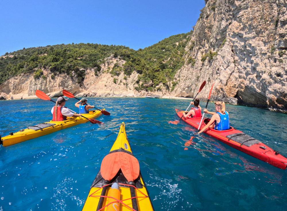 Seakayaking tour near Keri cliffs - zante