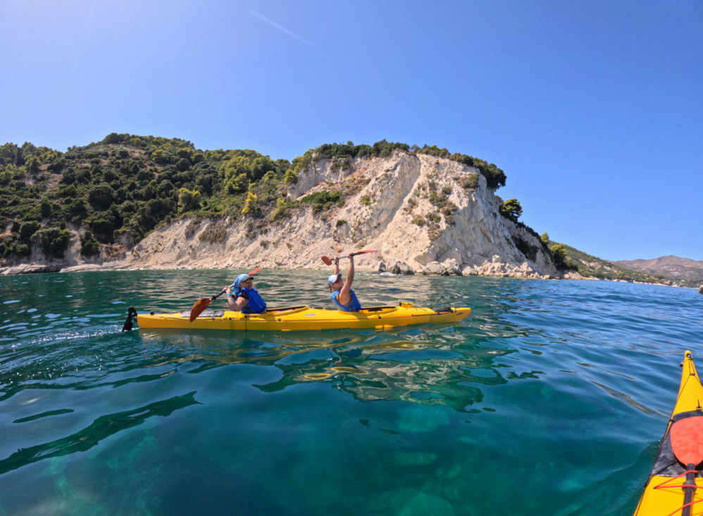 Sea kayak tour -Laganas bay Zante