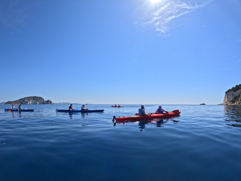 Outdoor activity Sea kayaking in Zakynthos