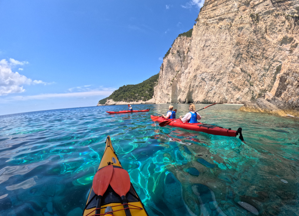 Keri Caves Zakynthos Outdoor activity SeaKayaking Tour